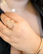 Load image into Gallery viewer, Bent and Hammered Ring