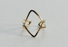 Load image into Gallery viewer, Empty Diamond Midi Ring